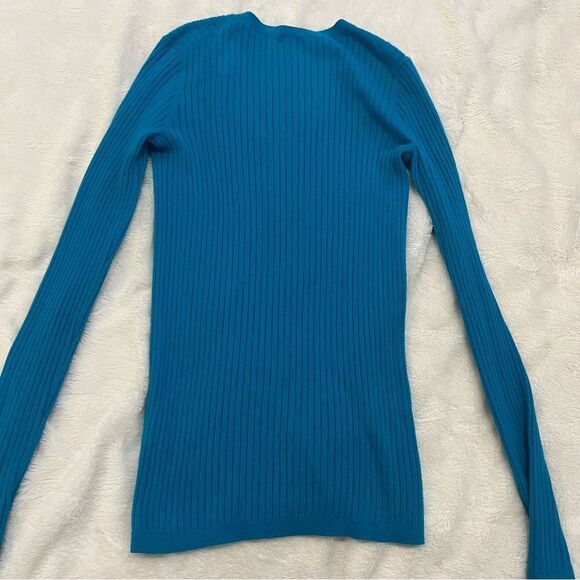 VINCE V- Neck Sweater aqua - Picture 5 of 7